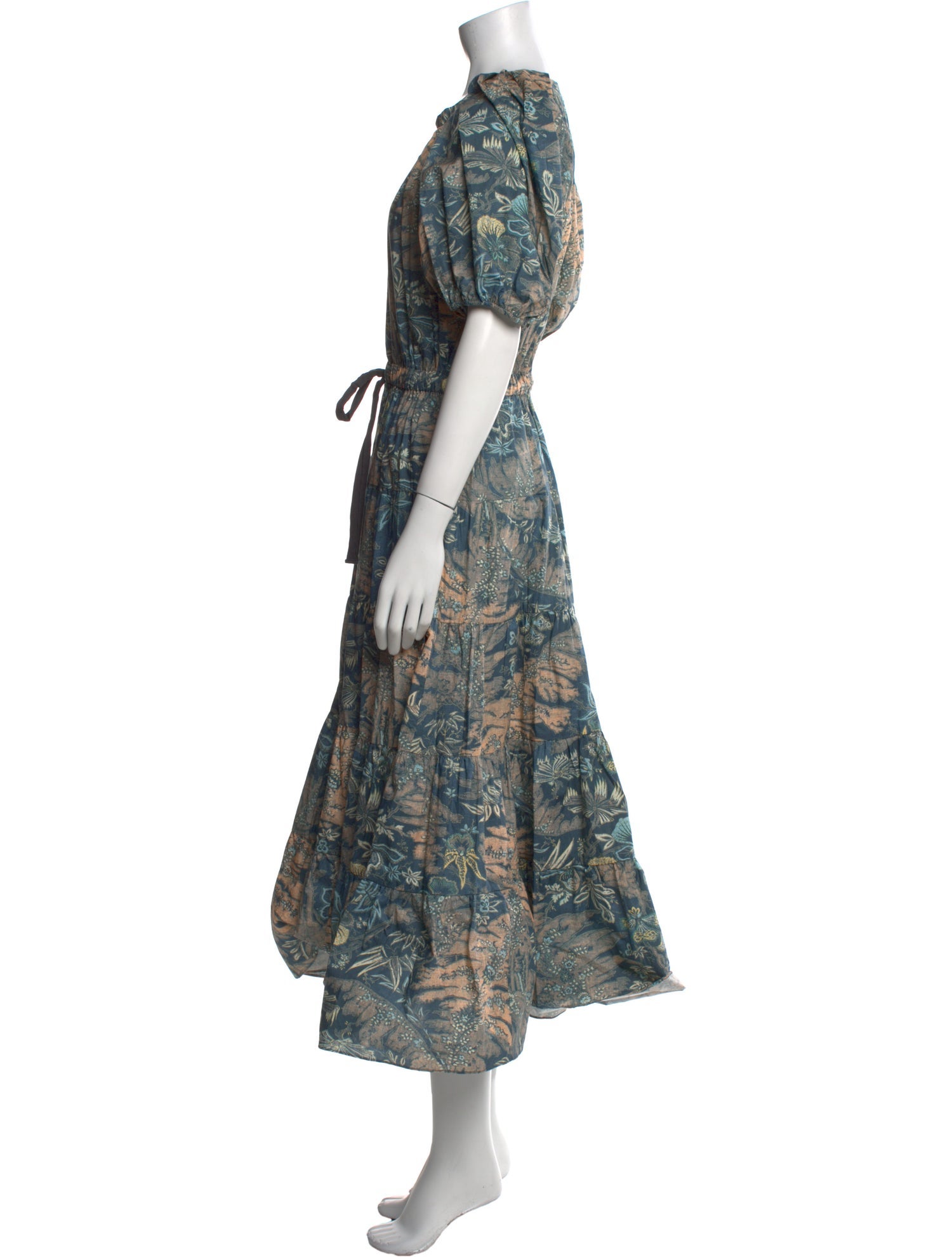 Ulla Johnson Floral Print Long Dress w/ Tags