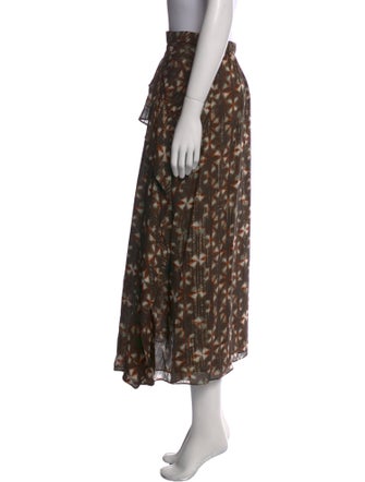 Ulla Johnson Silk Midi Length Skirt