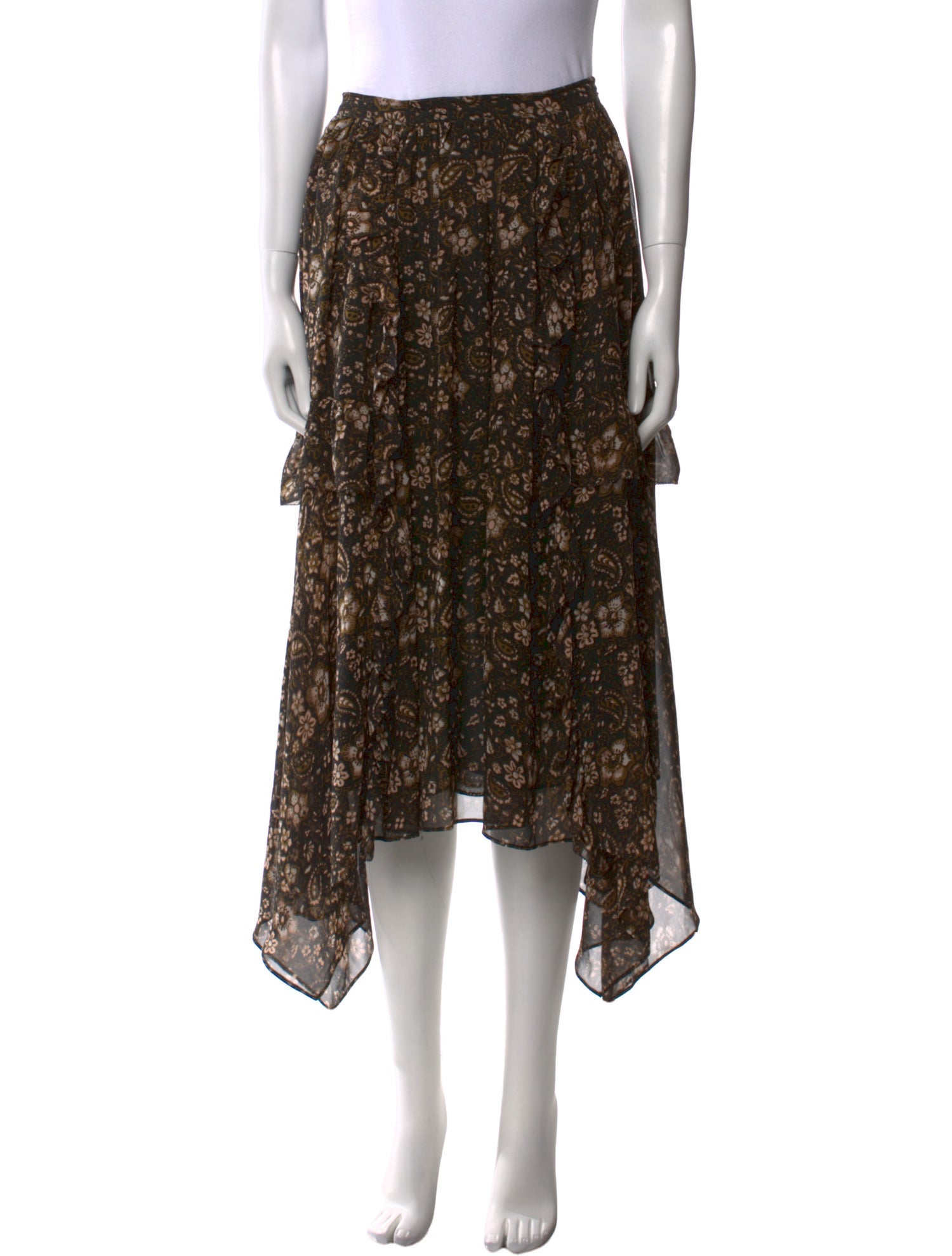 Ulla Johnson Silk Knee-Length Skirt