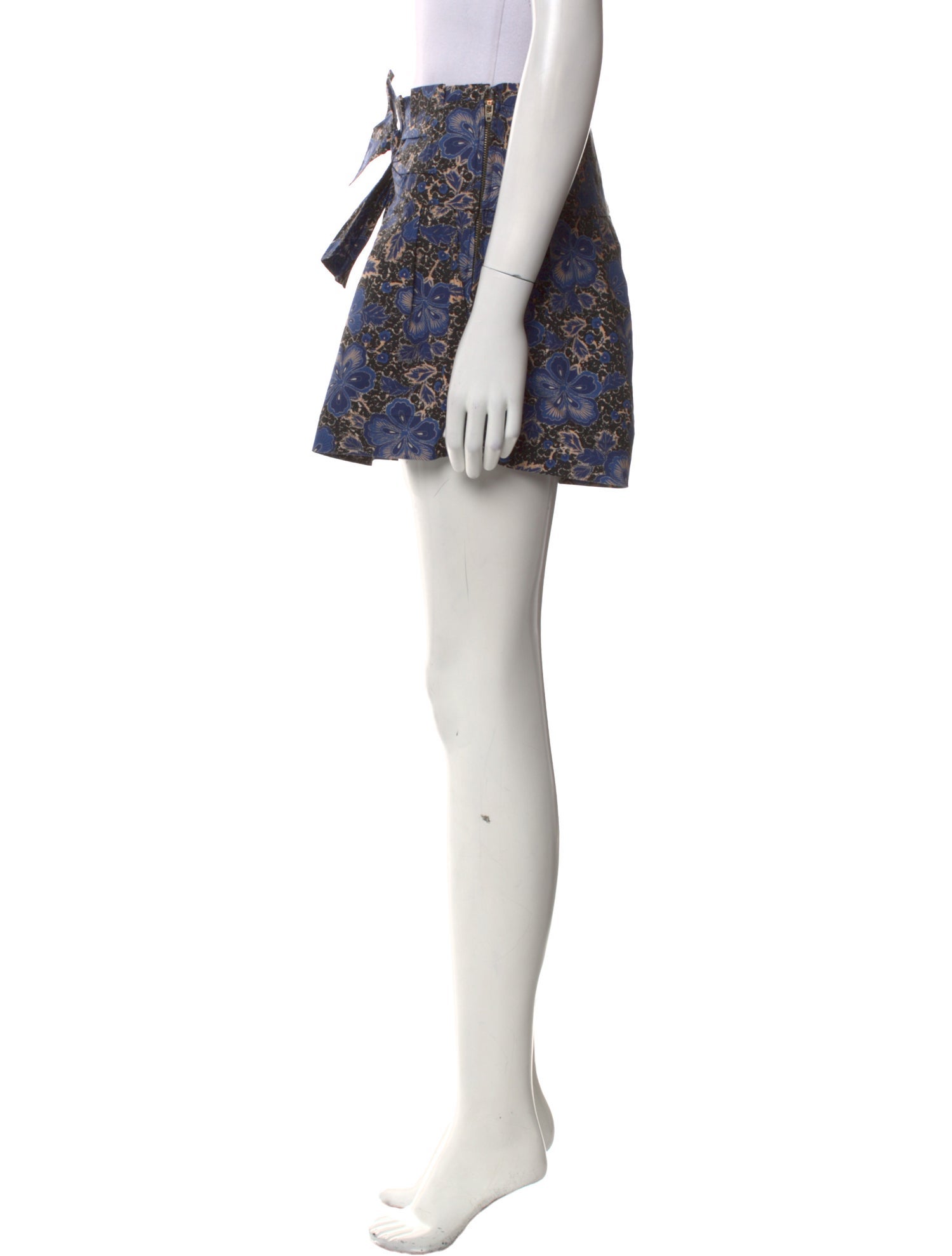 Ulla Johnson Floral Print Mini Shorts