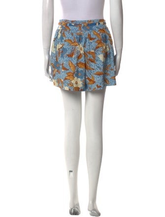 Ulla Johnson Floral Print Mini Shorts