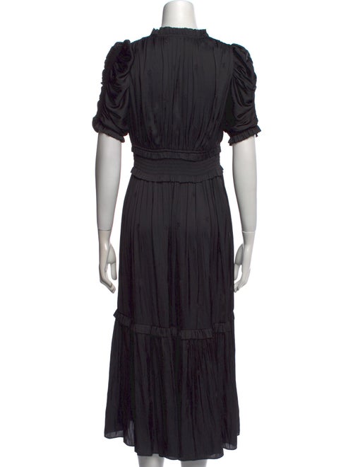 Ulla Johnson V-Neck Midi Length Dress