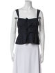 Ulla Johnson Square Neckline Sleeveless Crop Top