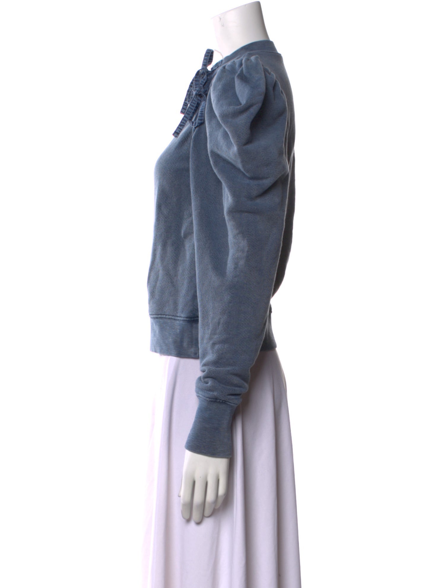 Ulla Johnson Mock Neck Long Sleeve Sweatshirt