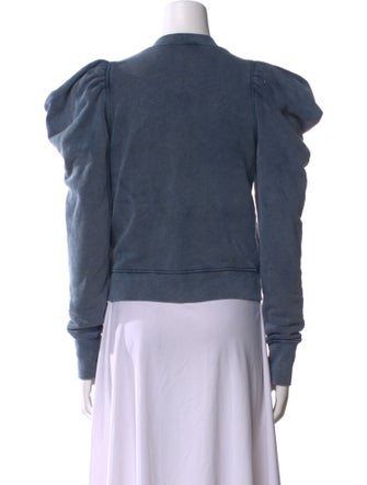 Ulla Johnson Mock Neck Long Sleeve Sweatshirt