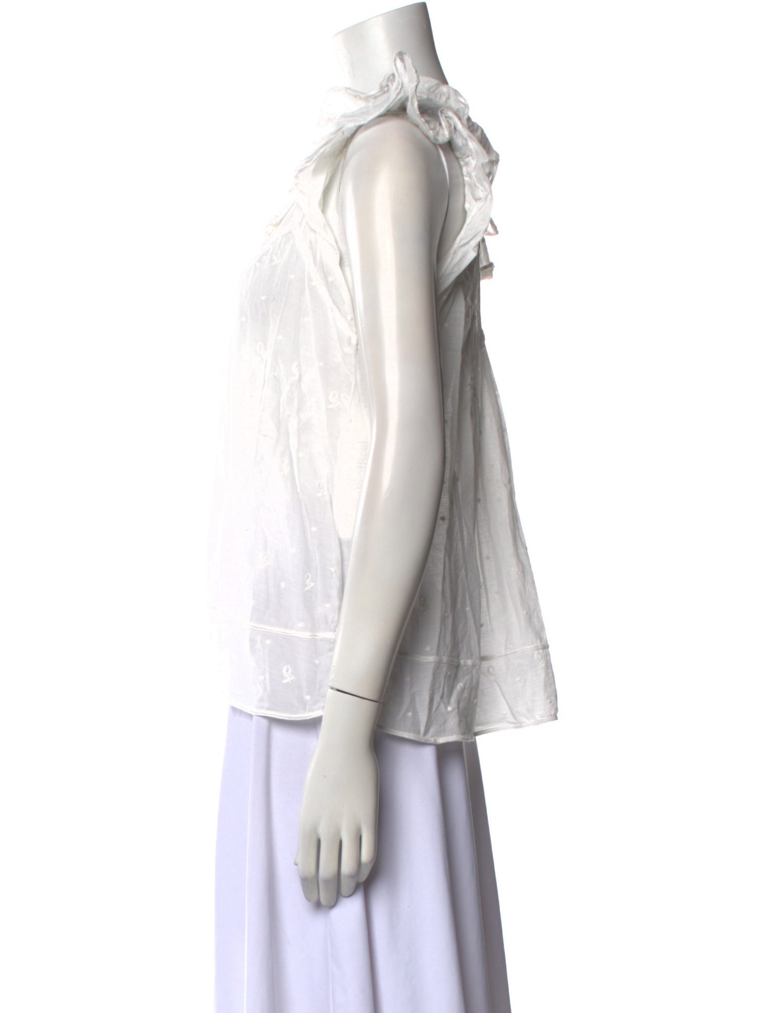 Ulla Johnson V-Neck Sleeveless Blouse