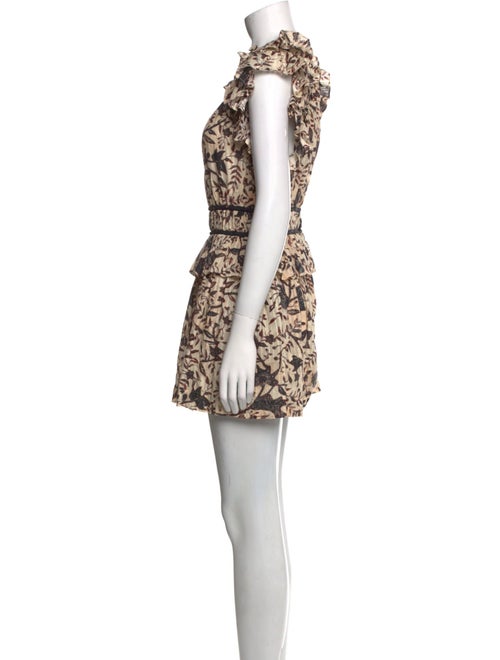 Ulla Johnson Floral Print Scoop Neck Romper