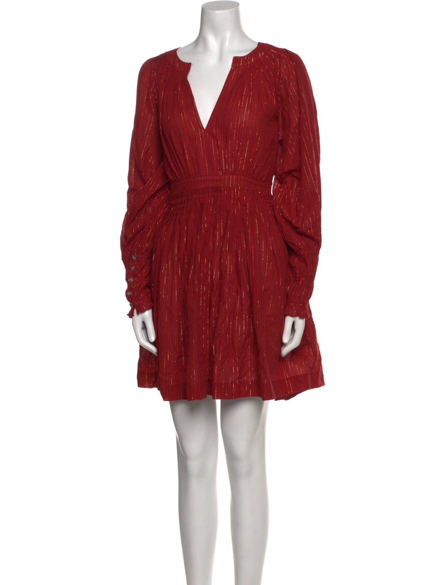 Ulla Johnson V-Neck Mini Dress