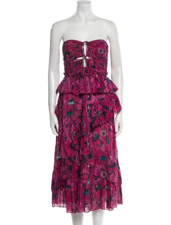 Ulla Johnson Printed Knee-Length Dress