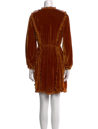 Ulla Johnson V-Neck Mini Dress