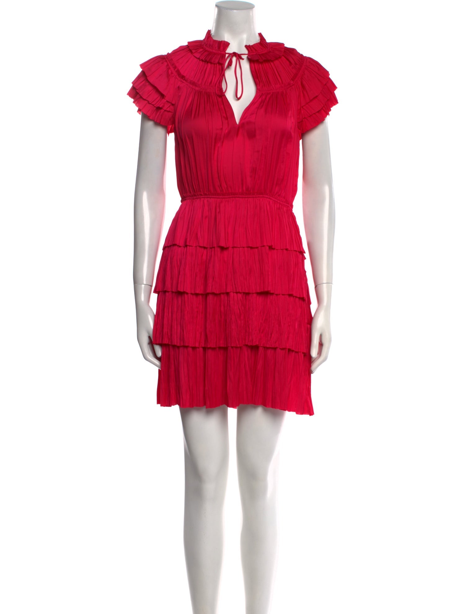 Ulla Johnson V-Neck Mini Dress