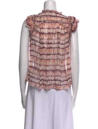 Ulla Johnson Silk Striped Top