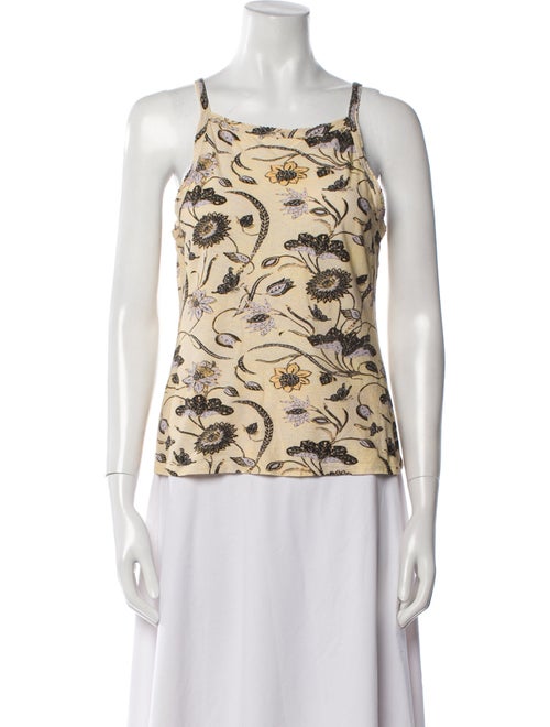 Ulla Johnson Printed Square Neckline Top