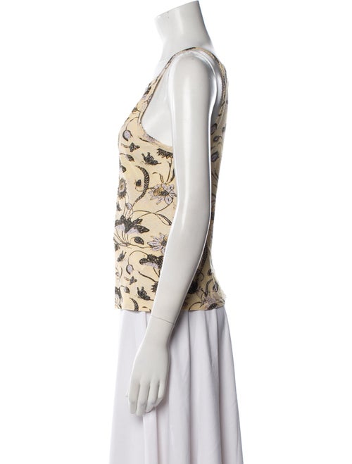 Ulla Johnson Printed Square Neckline Top