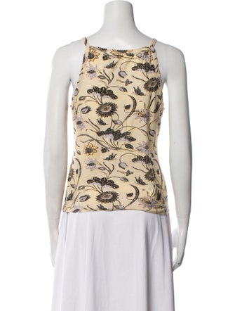 Ulla Johnson Printed Square Neckline Top