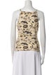 Ulla Johnson Printed Square Neckline Top