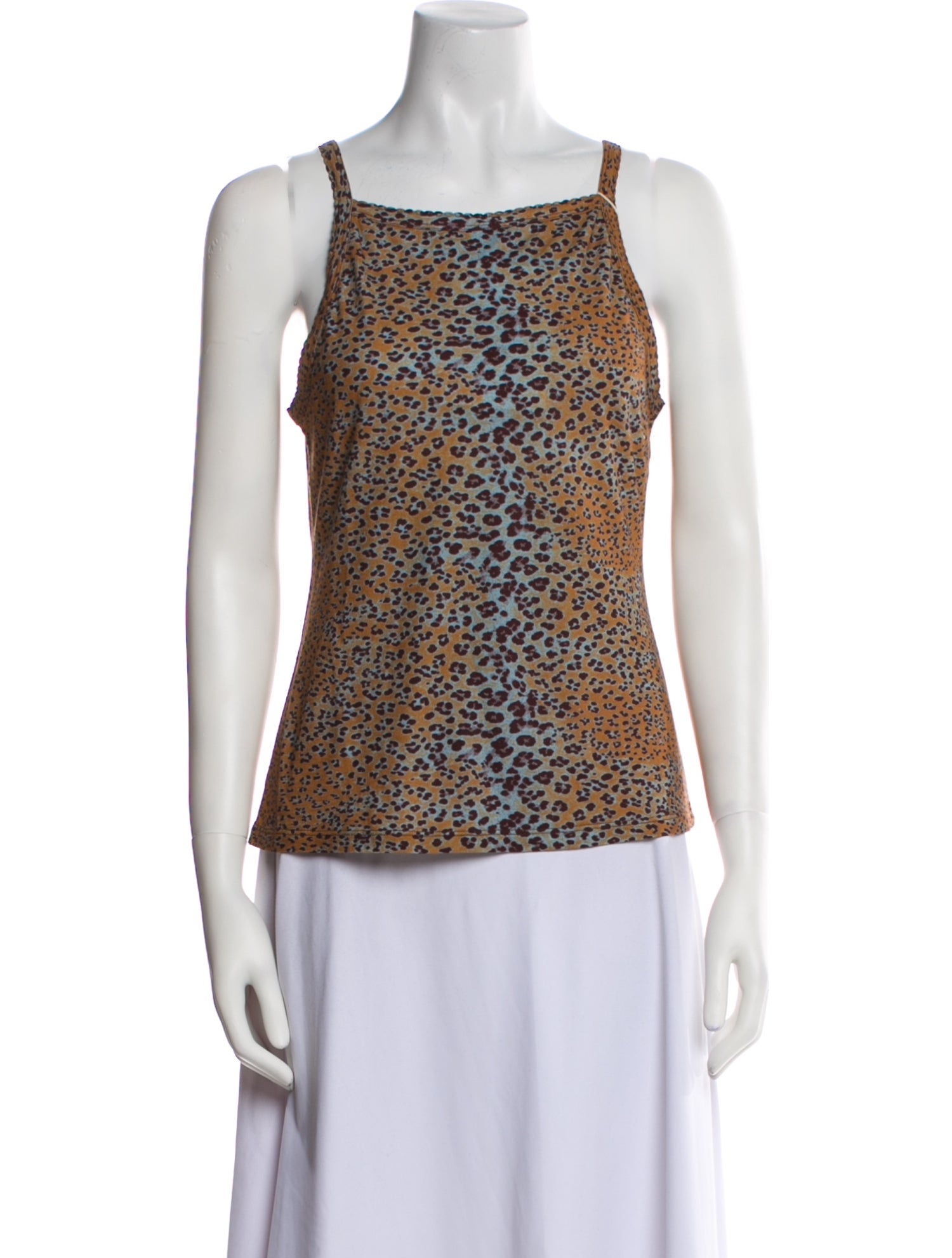 Ulla Johnson Animal Print Square Neckline Top w/ Tags