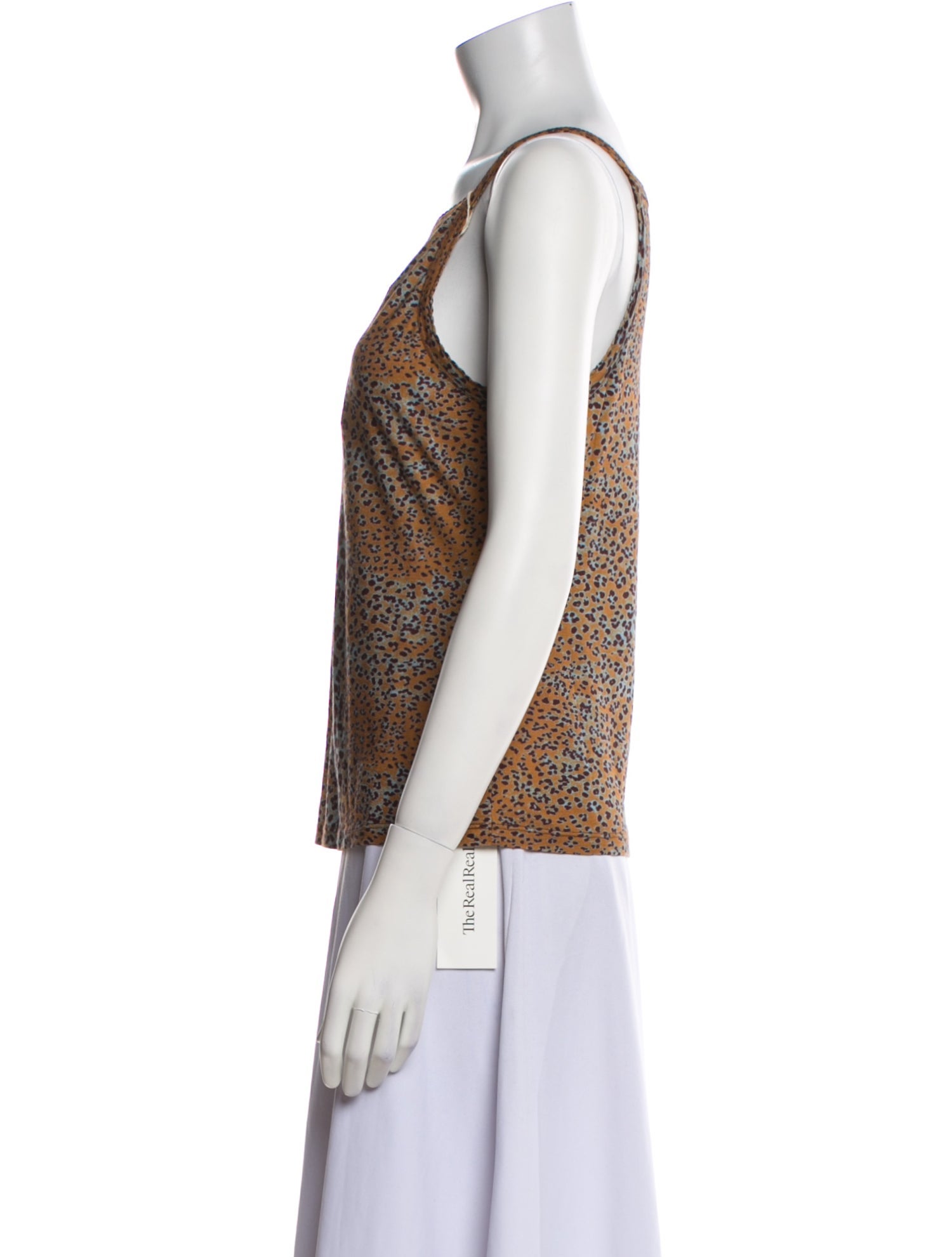 Ulla Johnson Animal Print Square Neckline Top w/ Tags