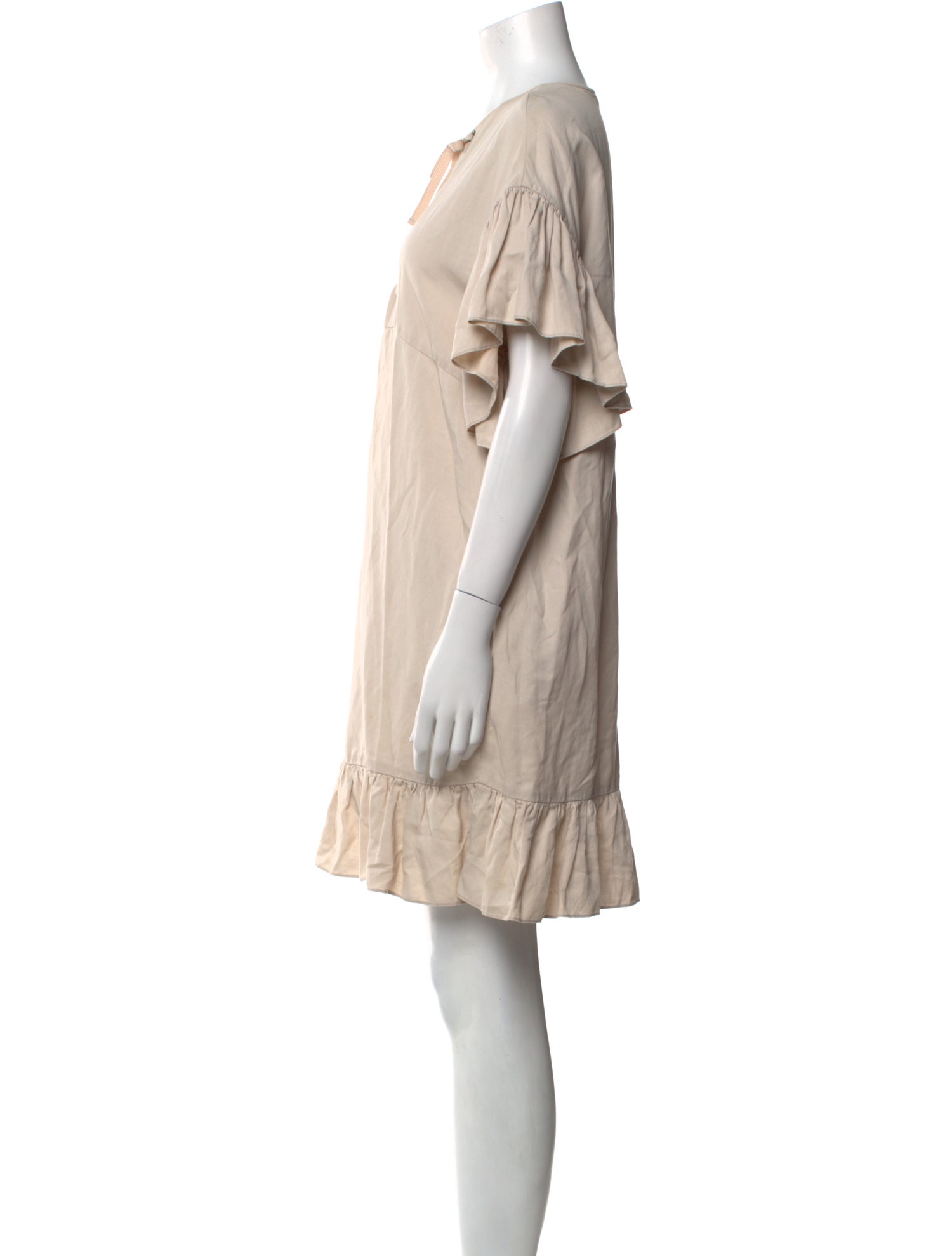 Ulla Johnson Crew Neck Mini Dress