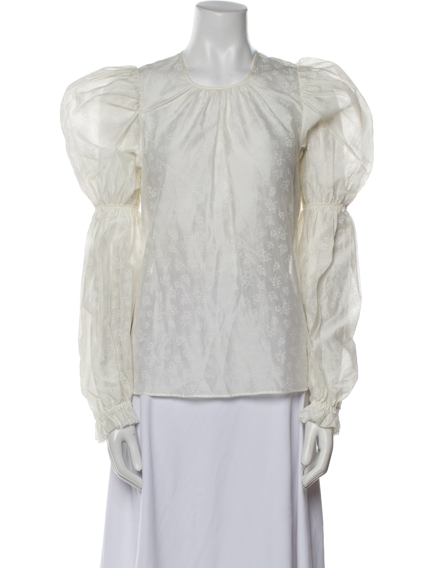 Ulla Johnson Crew Neck Long Sleeve Blouse w/ Tags