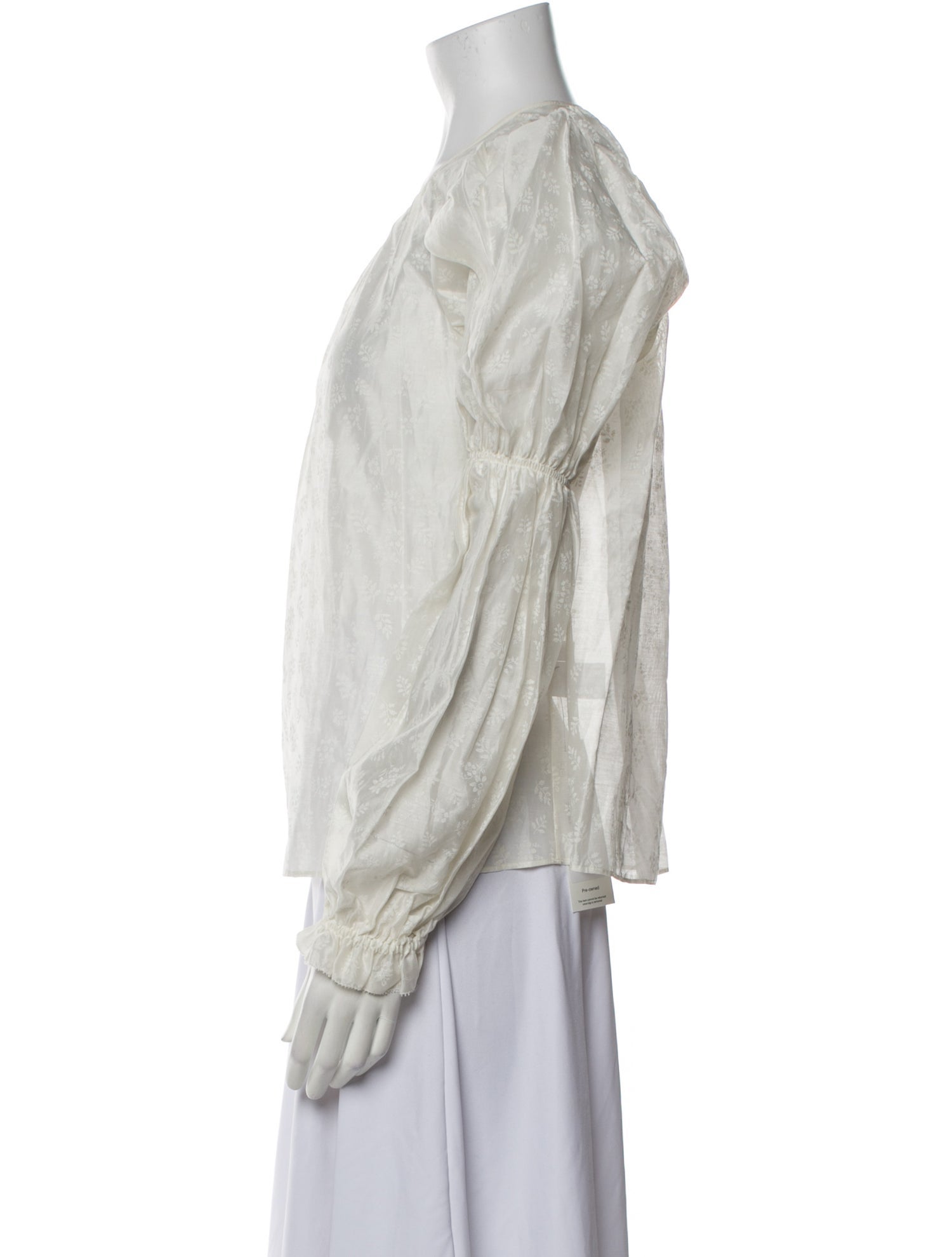 Ulla Johnson Crew Neck Long Sleeve Blouse w/ Tags