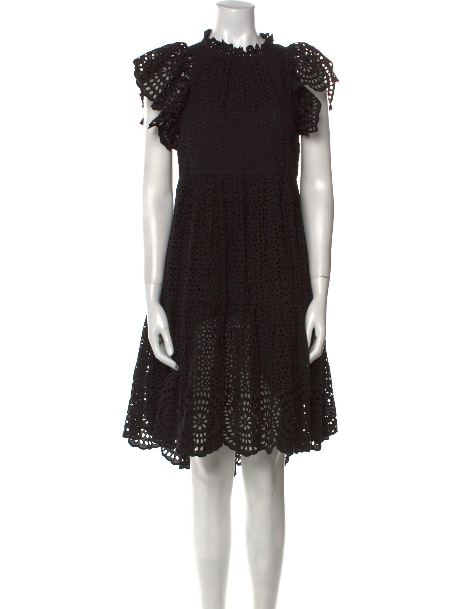 Ulla Johnson Lace Pattern Midi Length Dress