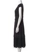Ulla Johnson V-Neck Midi Length Dress