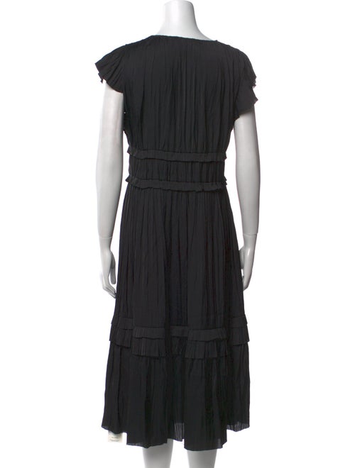 Ulla Johnson V-Neck Midi Length Dress
