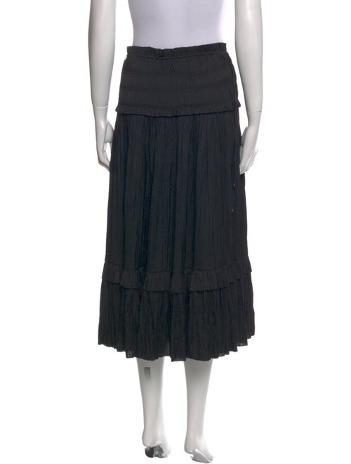 Ulla Johnson Pleated Accents Midi Length Skirt