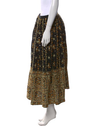 Ulla Johnson Printed Midi Length Skirt