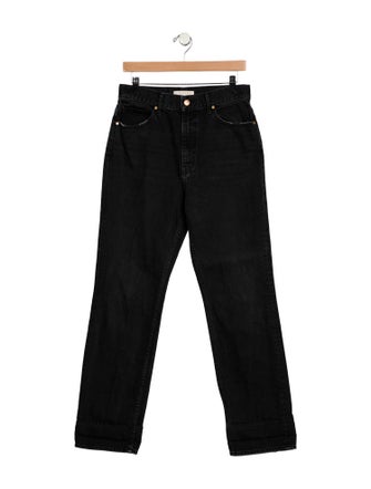 Ulla Johnson High-Rise Straight Leg Jeans