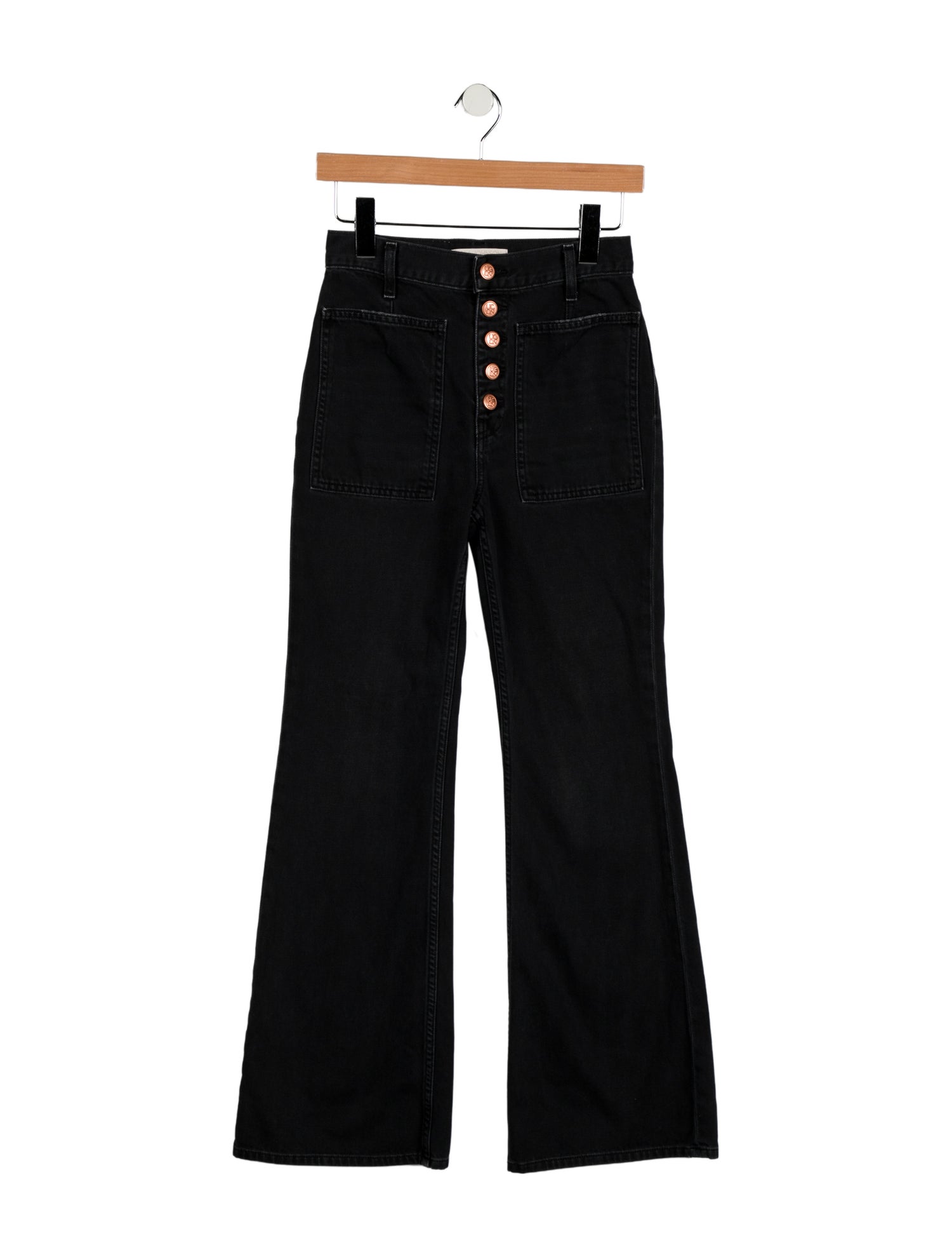 Ulla Johnson Mid-Rise Wide Leg Jeans