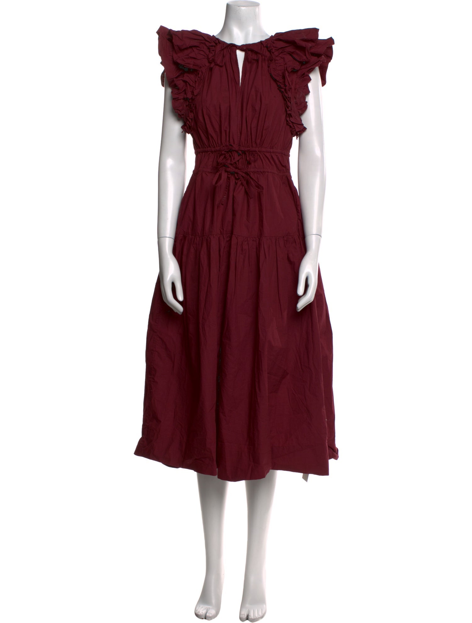 Ulla Johnson Scoop Neck Long Dress