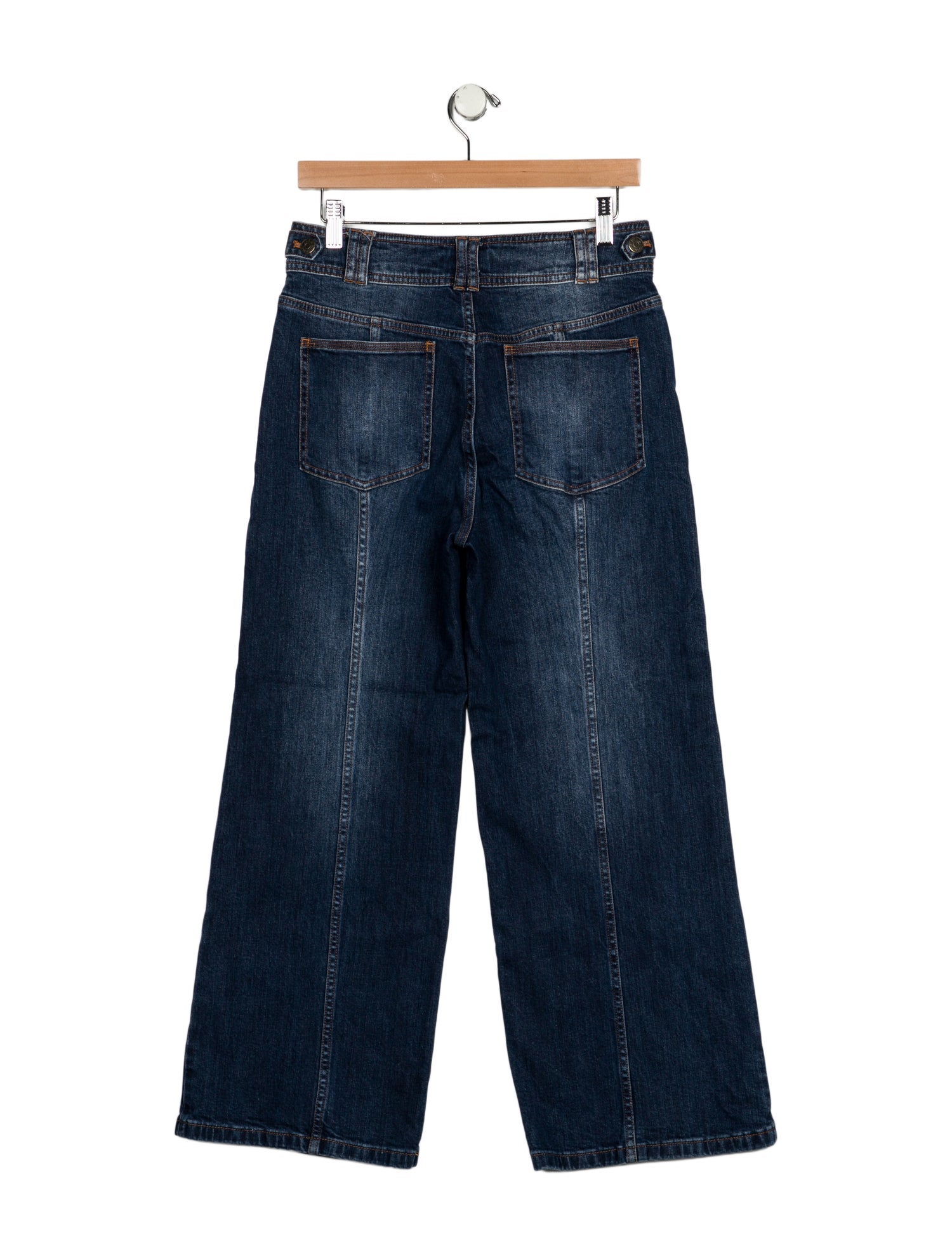 Ulla Johnson Mid-Rise Wide Leg Jeans