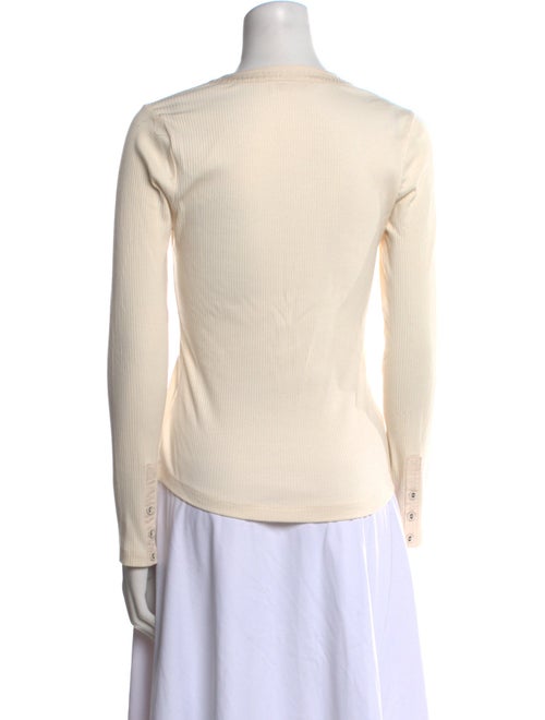 Ulla Johnson V-Neck Long Sleeve Blouse