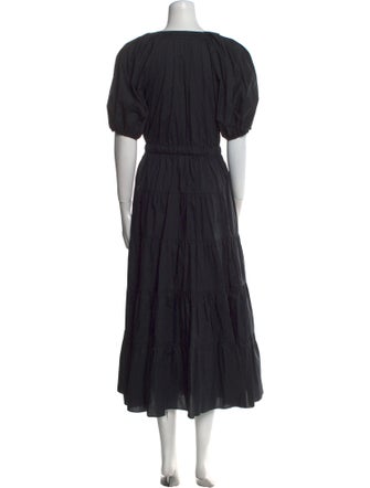 Ulla Johnson V-Neck Long Dress