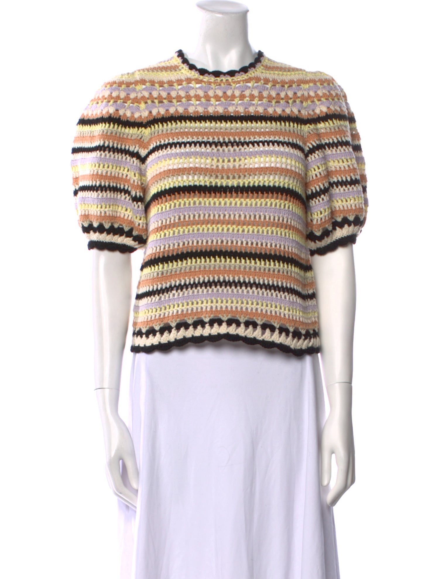Ulla Johnson Striped Crew Neck Sweater