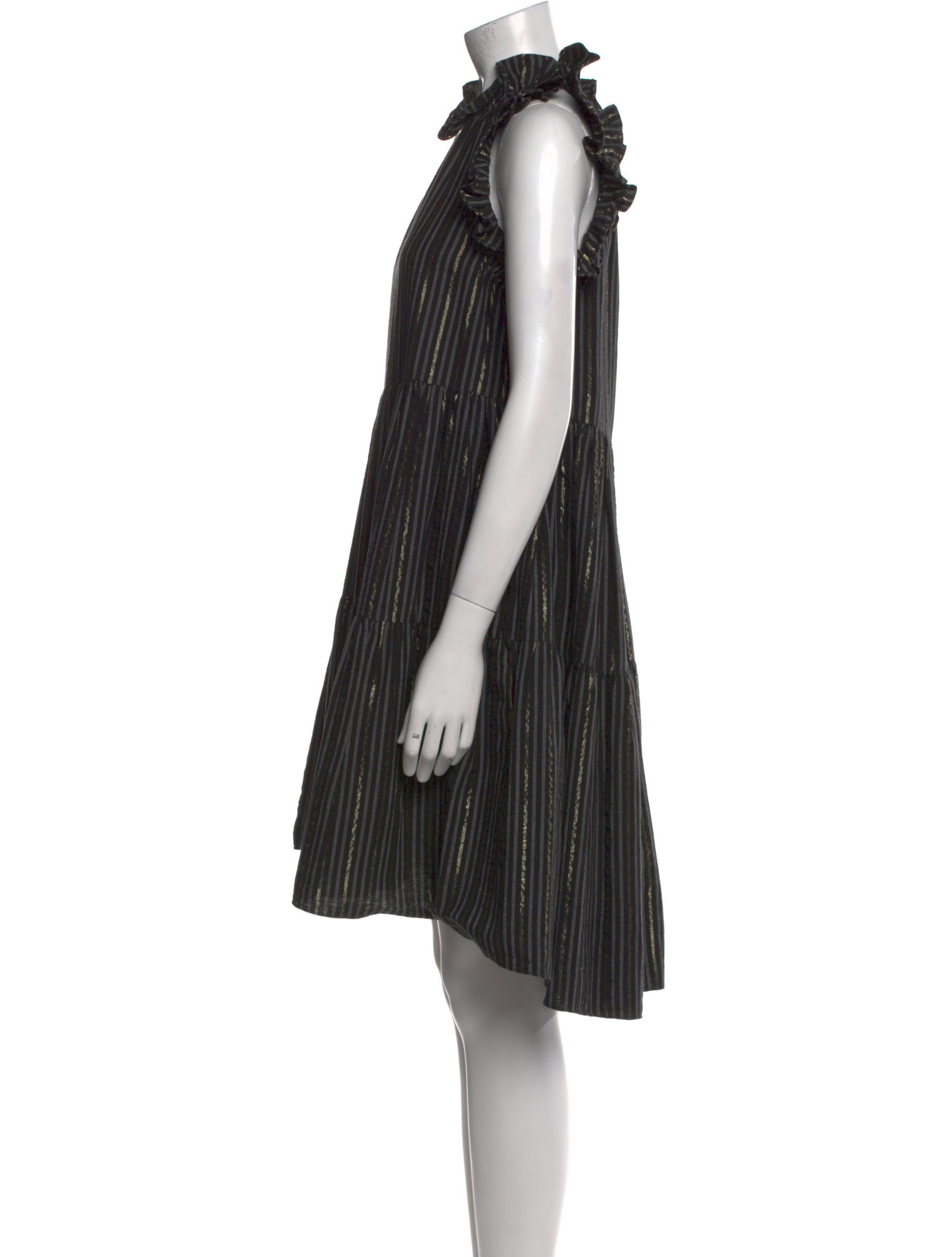 Ulla Johnson Striped Knee-Length Dress