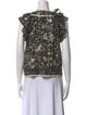 Ulla Johnson Printed Scoop Neck Blouse