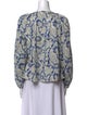 Ulla Johnson Printed V-Neck Blouse