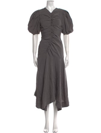Ulla Johnson V-Neck Long Dress