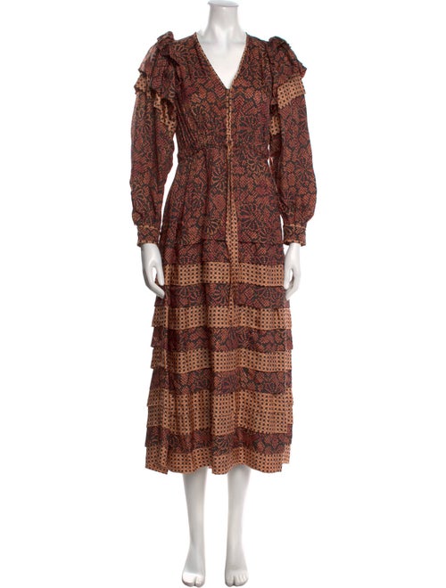 Ulla Johnson Printed Long Dress