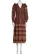 Ulla Johnson Printed Long Dress