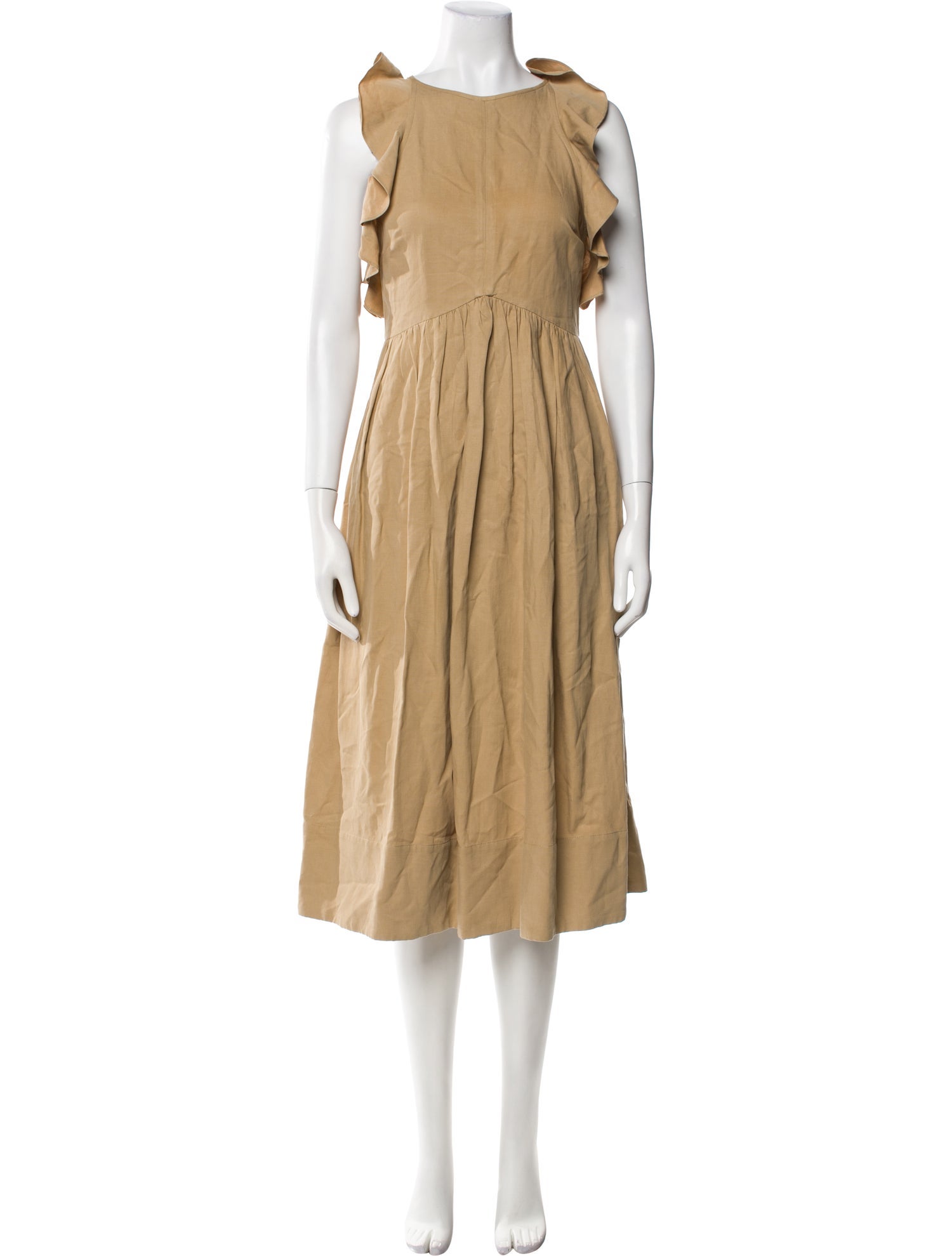 Ulla Johnson Crew Neck Midi Length Dress