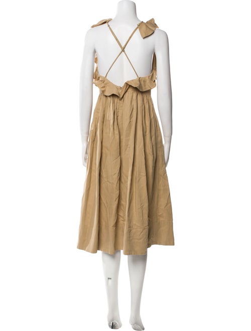 Ulla Johnson Crew Neck Midi Length Dress