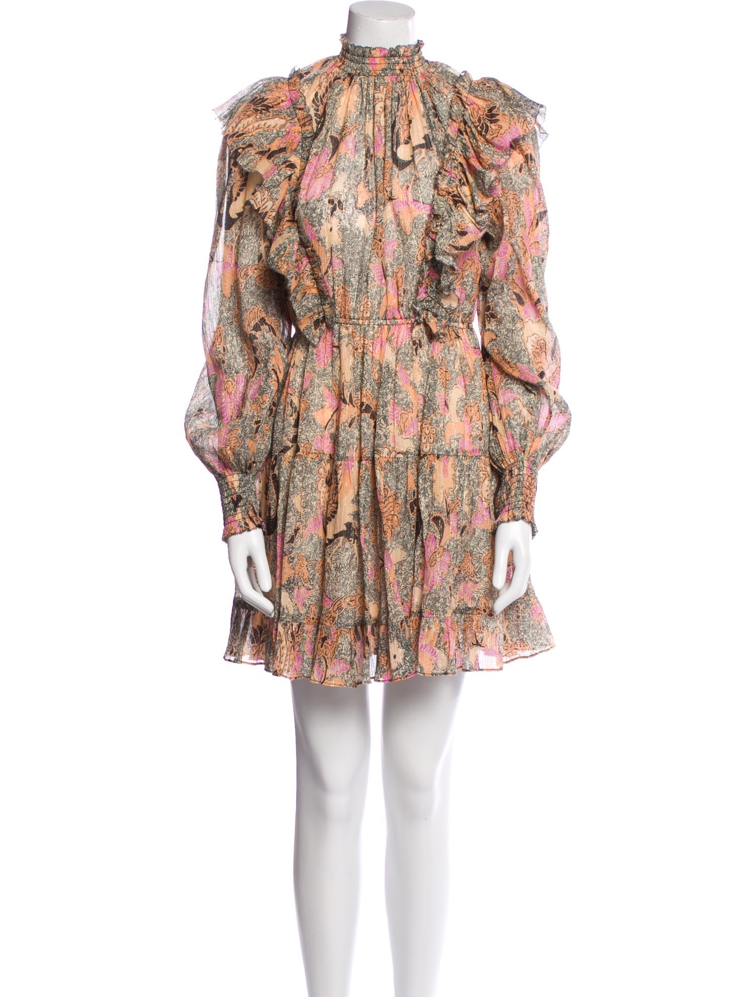 Ulla Johnson Floral Print Mini Dress