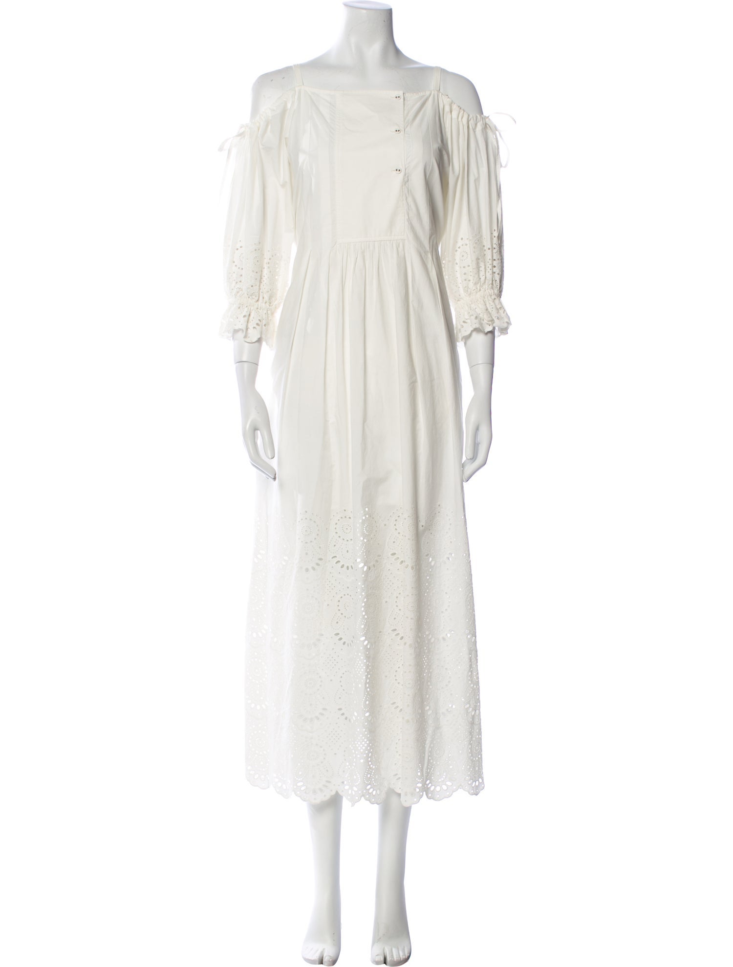 Ulla Johnson Bateau Neckline Long Dress