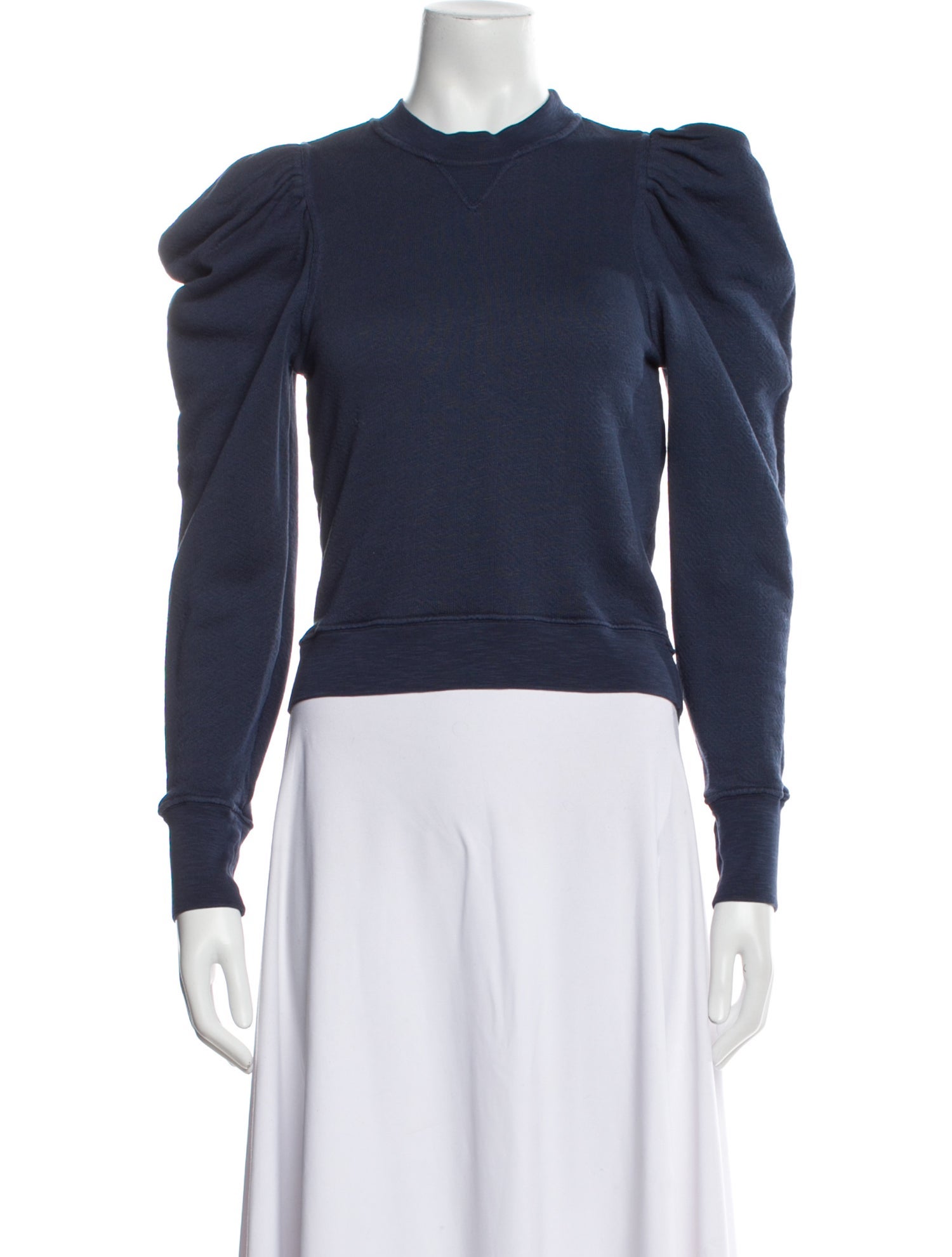 Ulla Johnson Mock Neck Long Sleeve Sweatshirt