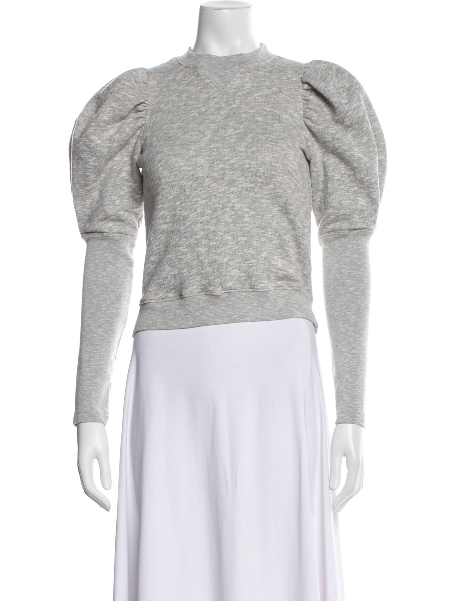 Ulla Johnson Mock Neck Long Sleeve Sweatshirt