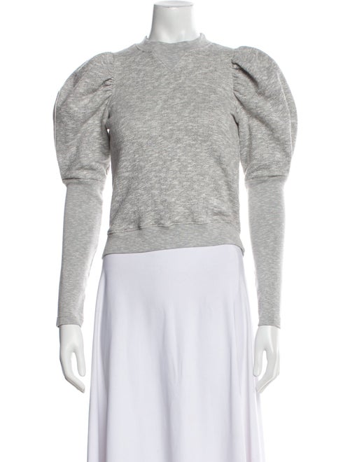 Ulla Johnson Mock Neck Long Sleeve Sweatshirt